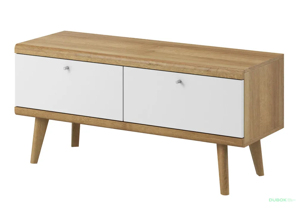 TV stolek PRTV107 Primo dub riviéra / bílý Must-Have