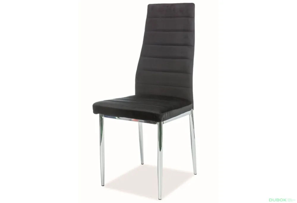 Super Cena Židle H-261 Chrom, Velvet černý Bluvel 19