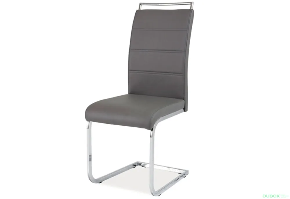Židle H-441 Chrome, ekokůže šedá Nejprodávanější