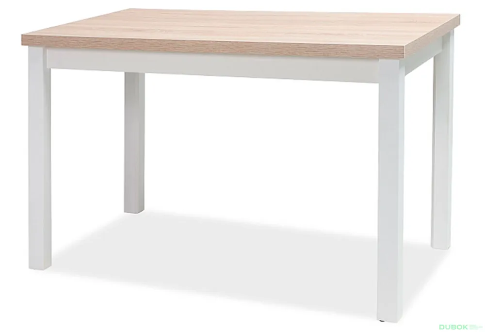 Bezpečná Platba Stůl Adam 100x60 dub sonoma / bílý mat