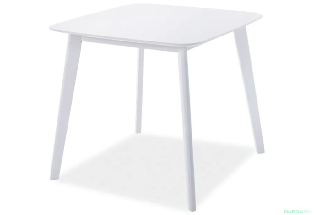 Stůl Sigma 80x80 bílý MDF / dřevo Akční Nabídka
