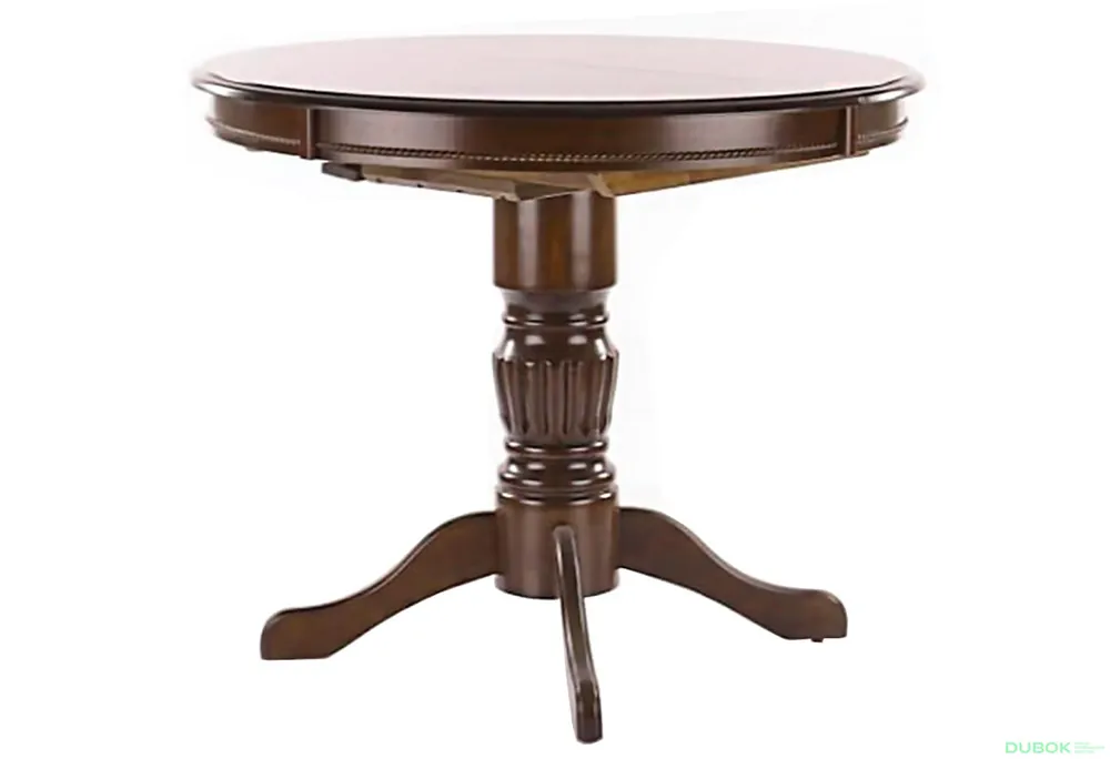 Cenová Bomba Stůl Olivia 106(141)x106 MDF / dřevo, tmavý ořech