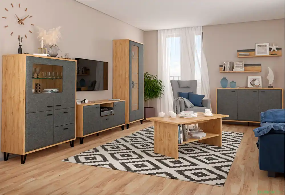 Modulární systém Grace dub navarra / grafit Vrácení Zdarma