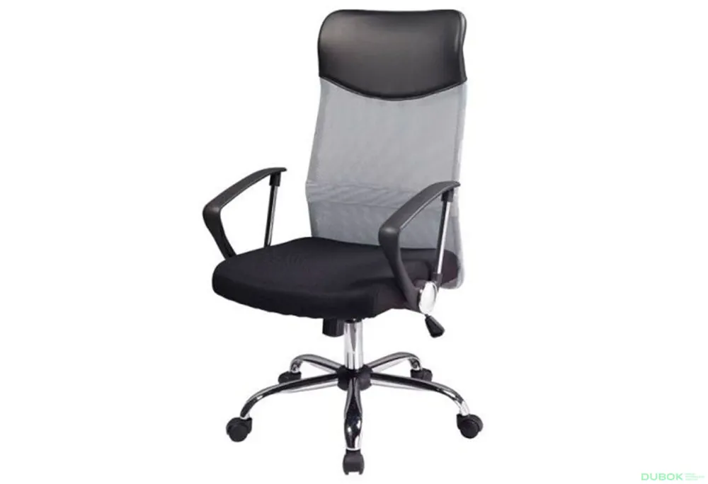 Must-Have Otočné křeslo Q-025 šedý / černý