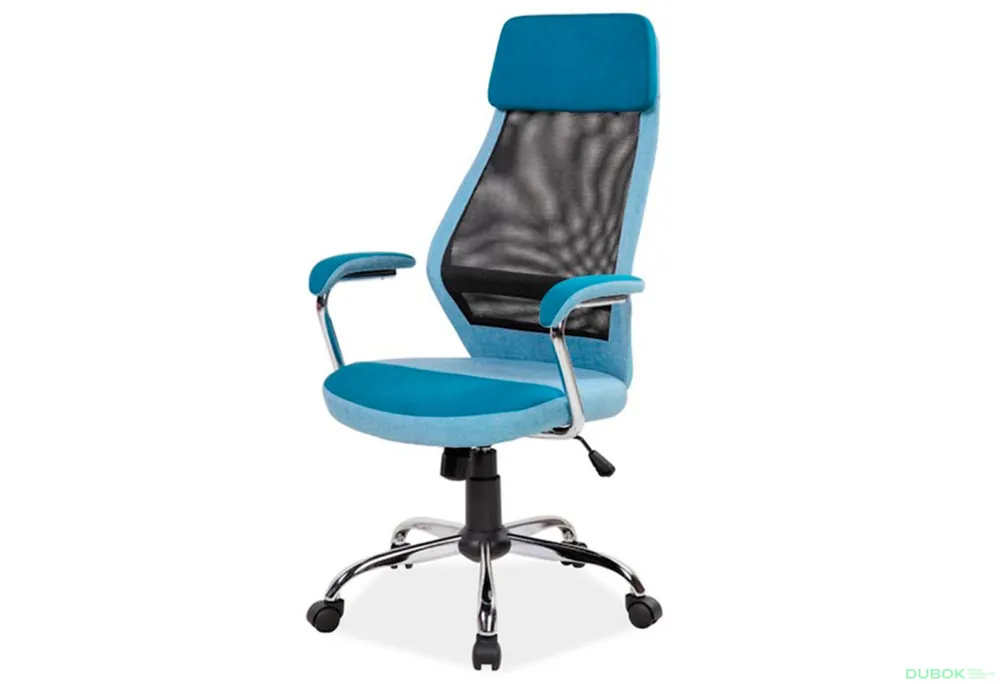 Otočné křeslo Q-336 modrý Kup Teď