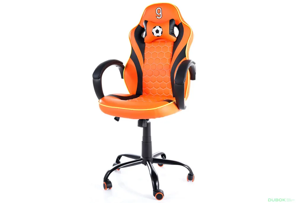 Must-Have Otočné křeslo Holland oranžový / černý