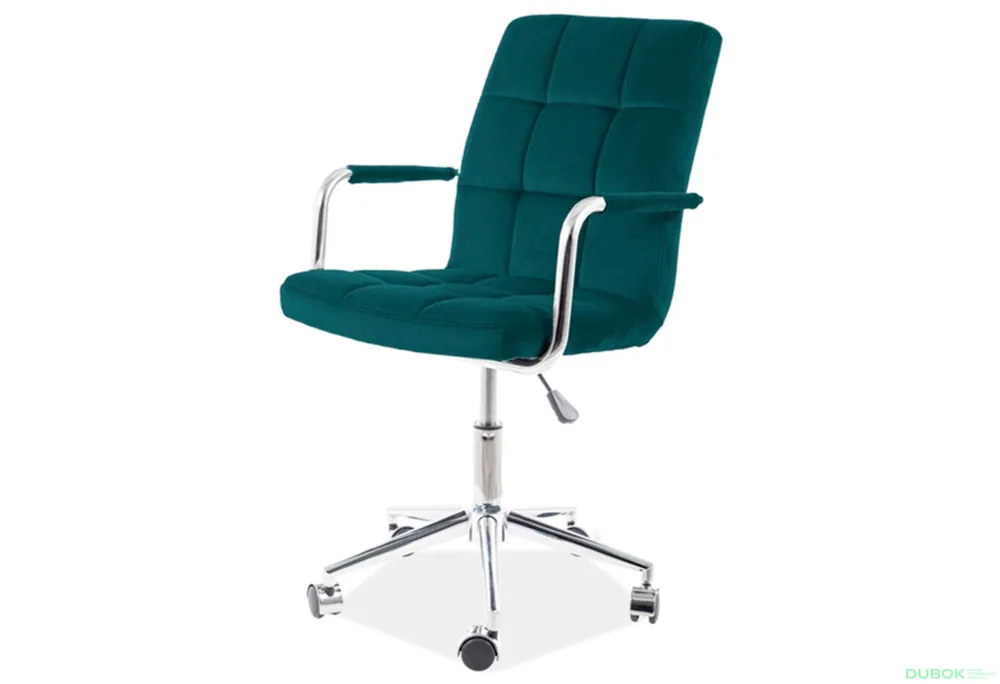 Sleva Otočné křeslo Q-022 Velvet, zelený Bluvel 78