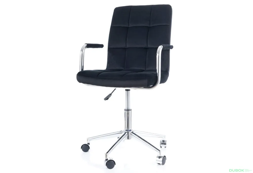 Sleva Otočné křeslo Q-022 Velvet, černý Bluvel 19