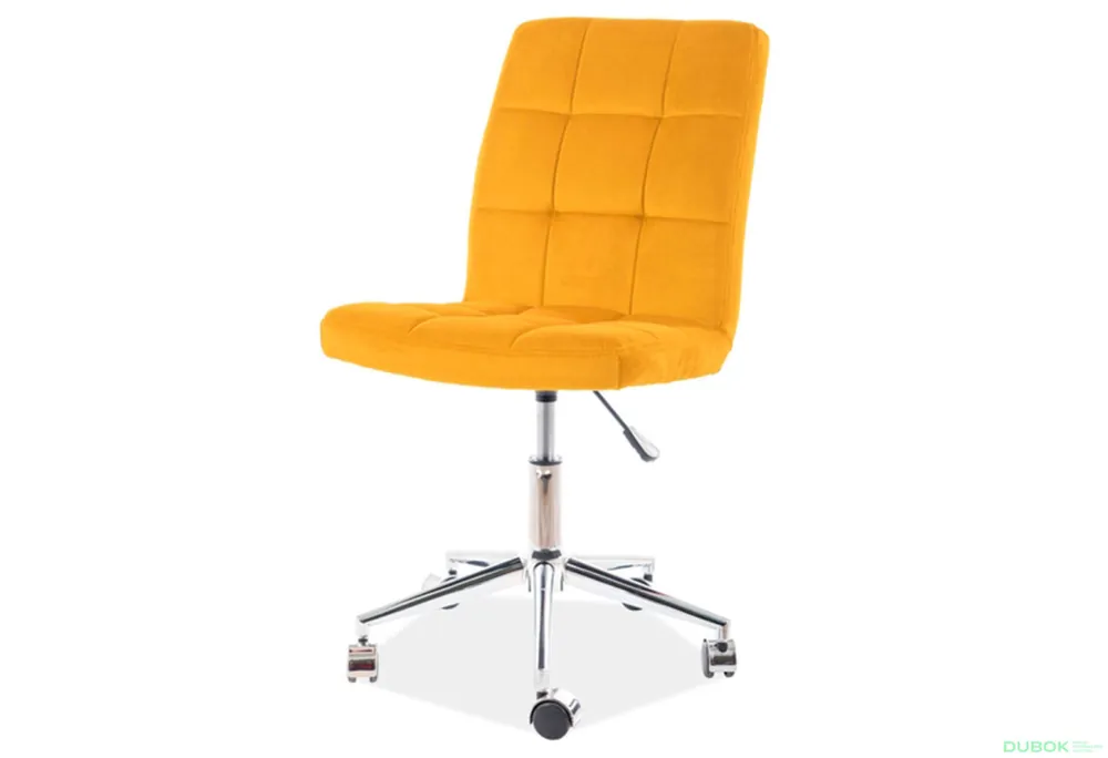 Otočné křeslo Q-020 Velvet, kari Bluvel 68 Výhodná Nabídka