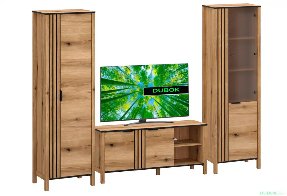 Obývací sestava 2.6 m dub evok Helix Cenový Hit