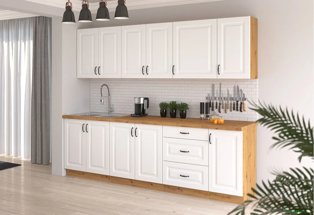 Objednat Nyní Kuchyňská sestava 2.6 m Stilo dub artisan / bílý