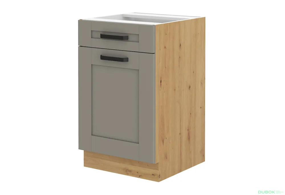 50 D 1F 1S BB premium box Luna artisan / clay grey Sleva