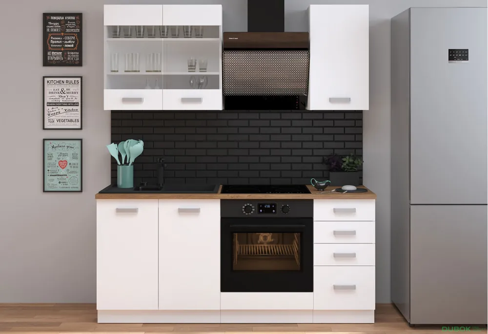 Kuchyňská sestava 1.8 m Eko white Hit Sezóny