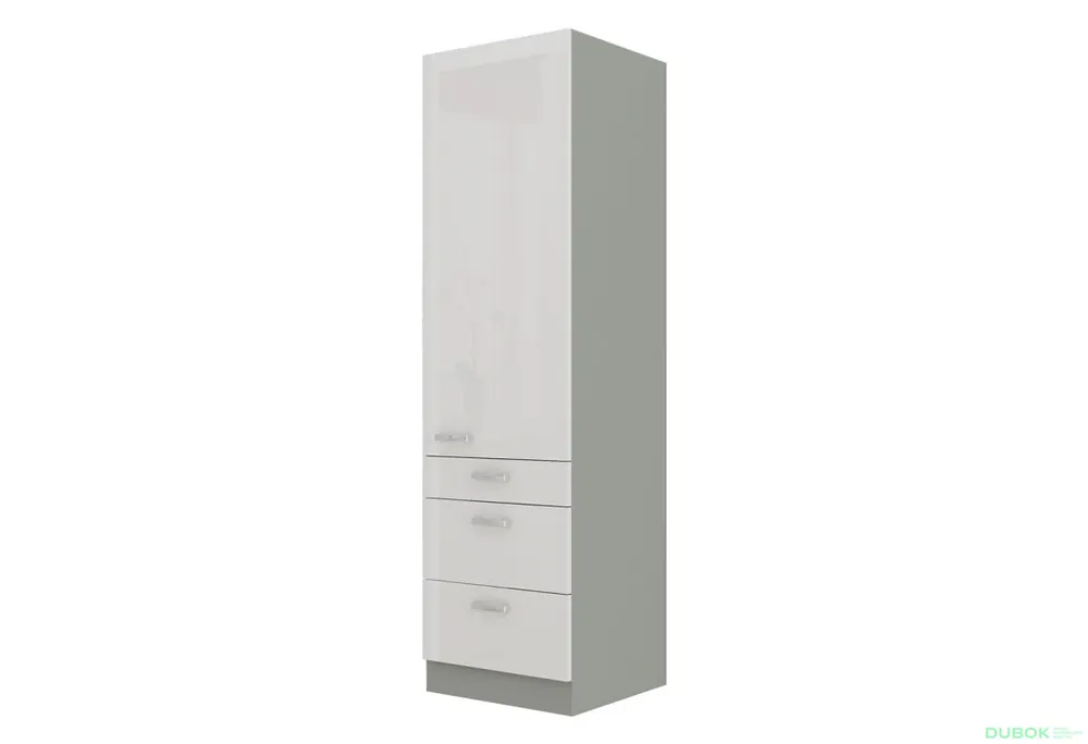 60 DKS-210 3S 1F premium box Bianca šedý platinový / bílý lesk Značkový