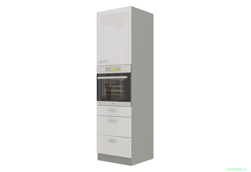 60 DPS-210 3S 1F premium box Bianca šedý platinový / bílý lesk Výprodej