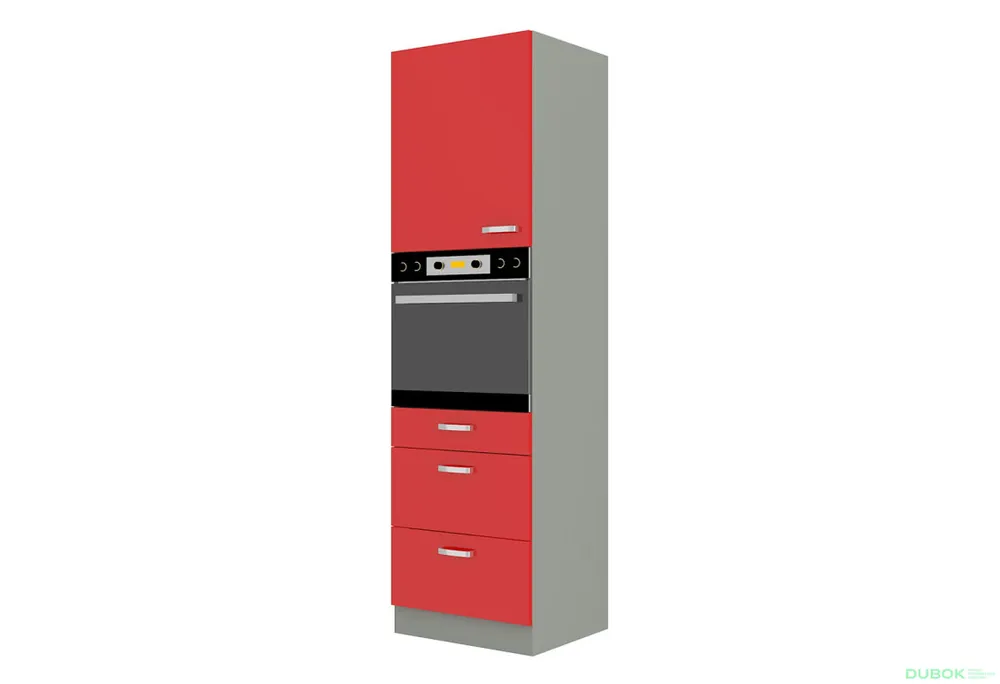 Levný 60 DPS-210 3S 1F premium box Rose šedý platinový / červený lesk