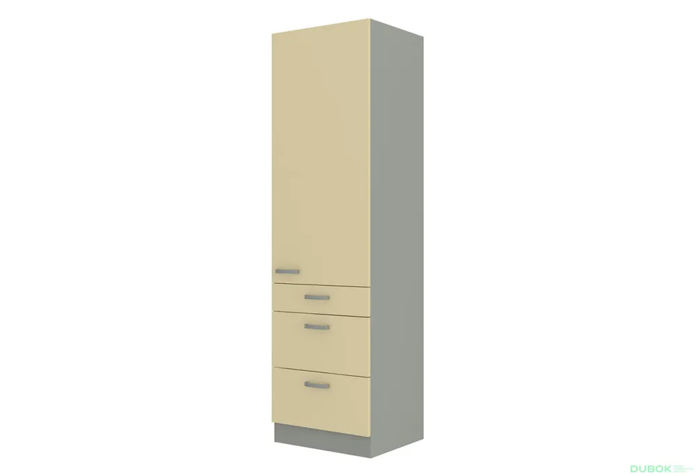 Must-Have 60 DKS-210 3S 1F premium box Karmen šedý platinový / krémový lesk