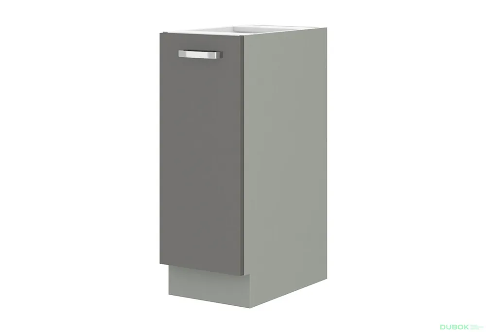 Akce 30 D kargo BB Grey šedý platinový / šedý lesk