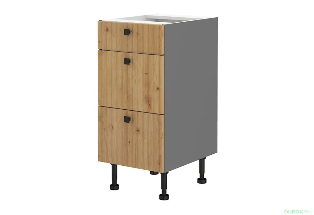 Jen Po Omezenou Doba 40 D 3S BB premium box Ava antracit / dub artisan