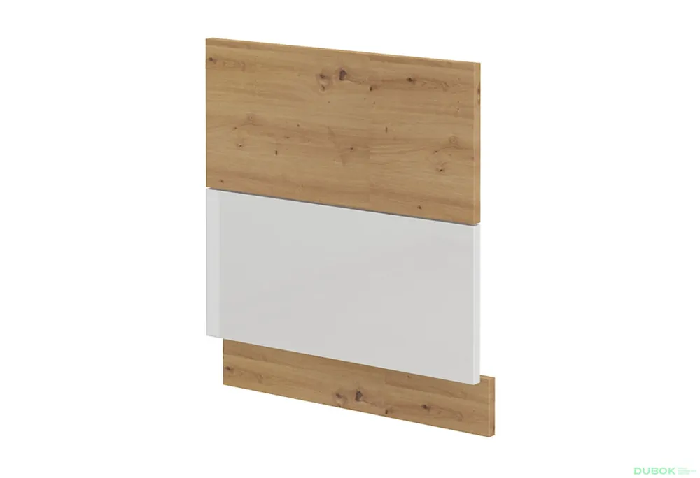Nová Kolekce ZM 570x596 dvířka Artisan / bílý lesk