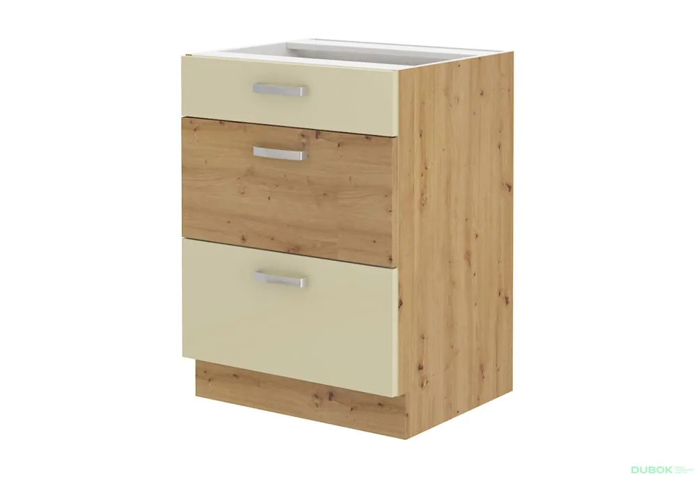 Akční Nabídka 60 D 3S BB premium box Artisan / krém lesk