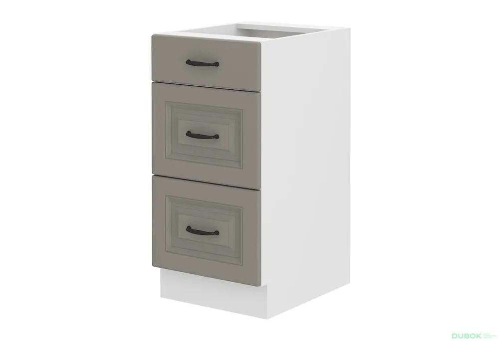 Výprodej 40 D 3S BB premium box Stilo bílý / clay grey