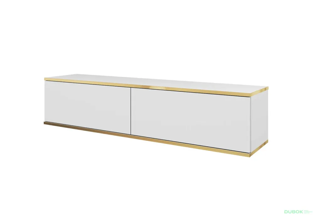 Levný TV stolek RTV 135 bílý Oro