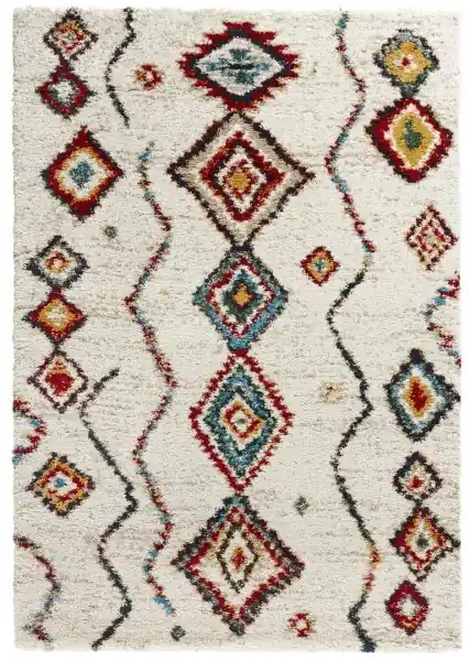 Kusový koberec Nomadic 102693 Geometric Creme Novinka