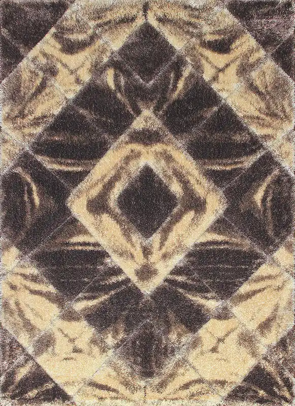 Kusový koberec Softy 3D 2212 White Brown Speciální Cena
