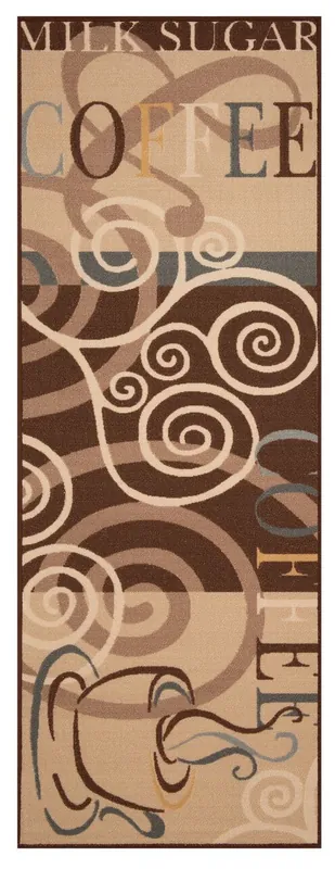 Běhoun Coffee Ornament 67x180 Vibe 103491 brown Poslední Šance