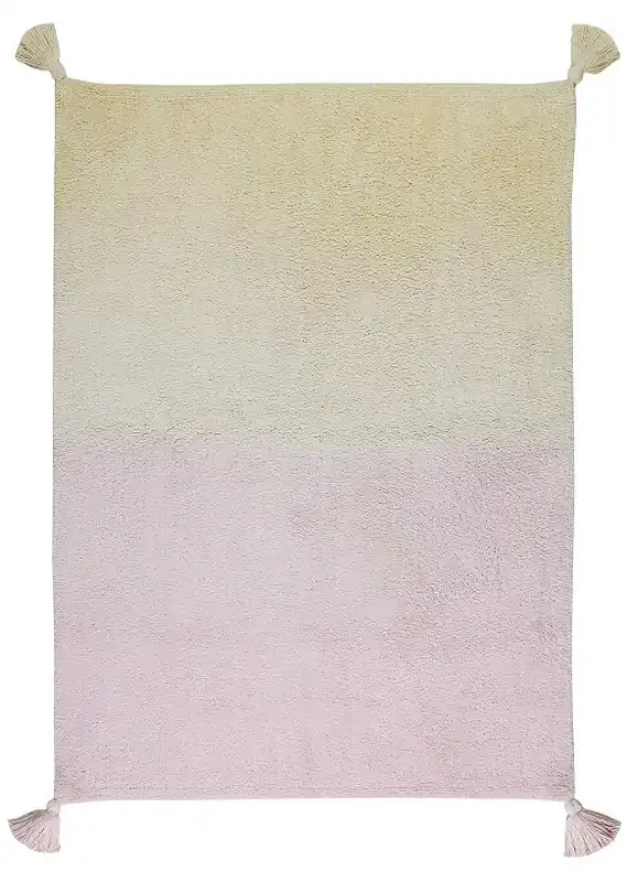 Ručně tkaný kusový koberec Ombré Vanilla - Soft Pink Nakupujte Hned