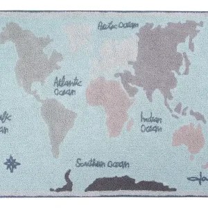 Značkový Ručně tkaný kusový koberec Vintage Map