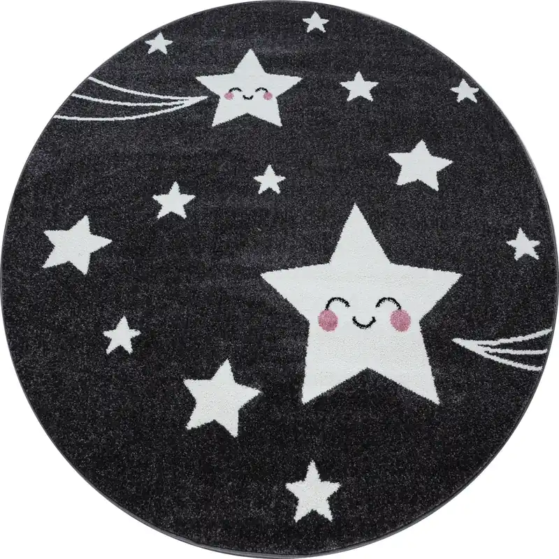 Kusový koberec Kids 610 grey kruh Pouze Dnes