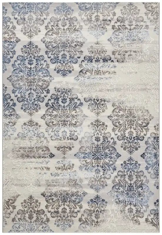 Autentický Kusový koberec Opulence 104727 Silver-dark-blue