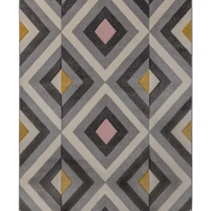 Akční Cena Kusový koberec Hand Carved Paloma Grey/Ochre/Pink