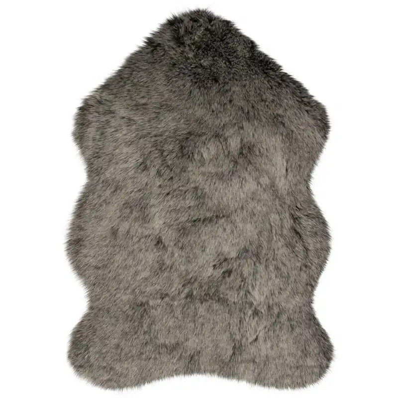 Kusový koberec Freja Faux Fur Copenhagen Charcoal Časově Omezené