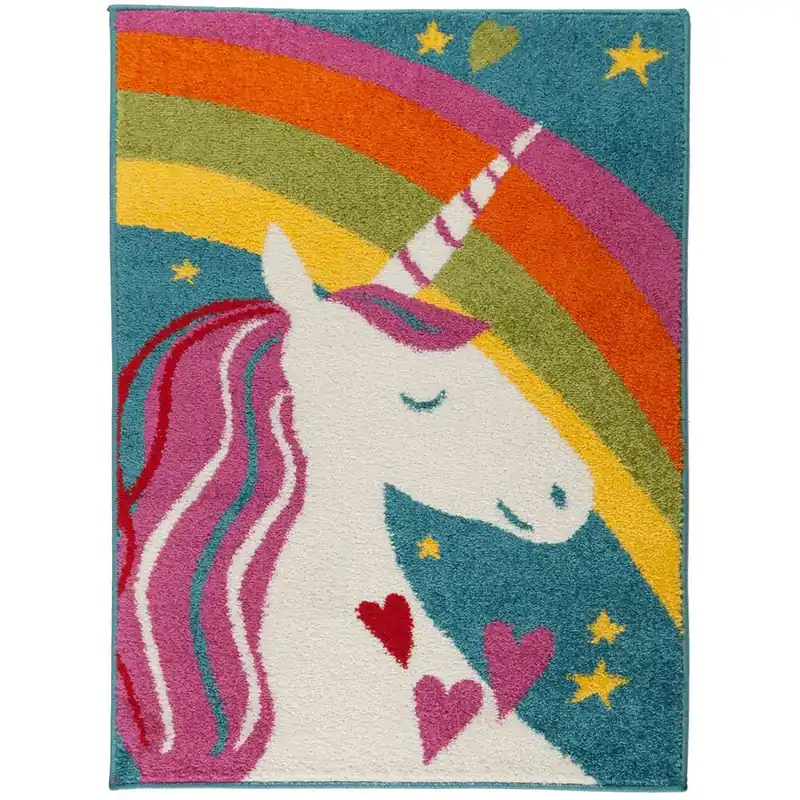 Autentický Kusový koberec Play Days Unicorn Rainbow Multi