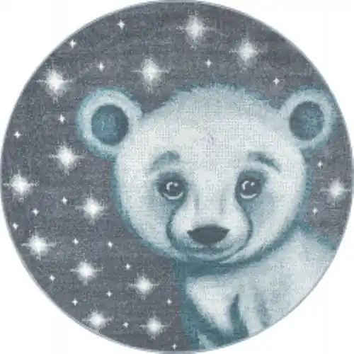 Nakupujte Hned Dětský kusový koberec Bambi 810 blue kruh