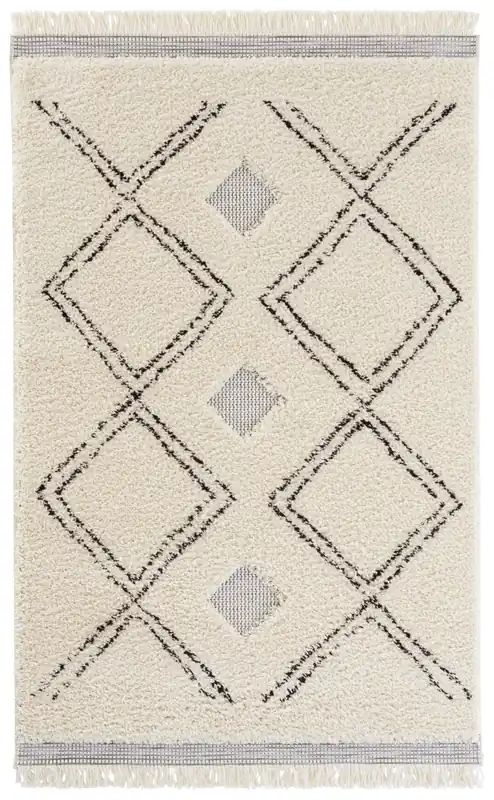 Bezpečná Platba Kusový koberec New Handira 105187 Cream, Black