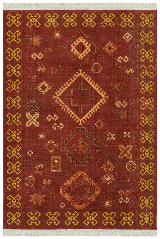 Akční Cena Kusový koberec Sarobi 105127 Chestnut Red