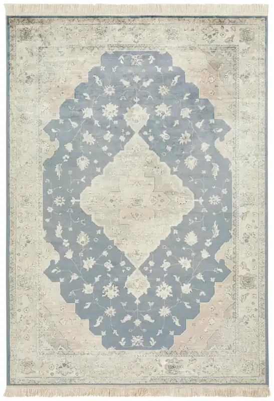 Kusový koberec Aminah 104983 Beige, silverblue Ověřený