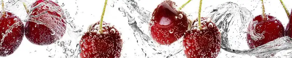 Finální Výprodej Kuchyňský panel ABS plast Cherry pod vodou 3000x600mm 1,5mm