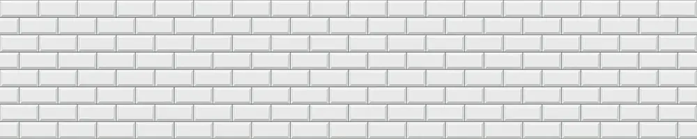 Kuchyňský panel ABS plast Bílá cihla 3000x600mm 1,5mm Novinka