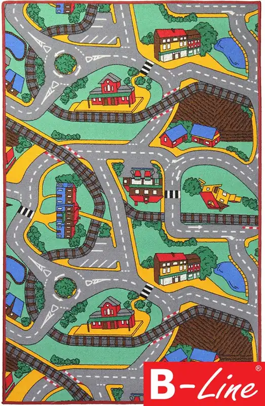 Associated Weavers Playtime 95x200cm silnice vícebarevné Autentický