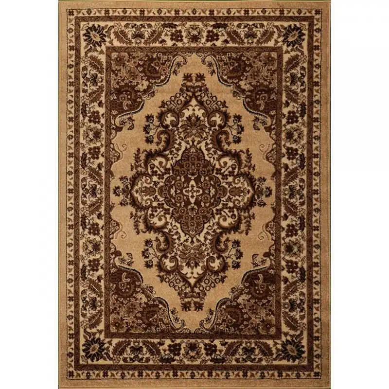 Zlevněný Jutex Koberec Medailon 6985A 140x200cm béžovo-krémový