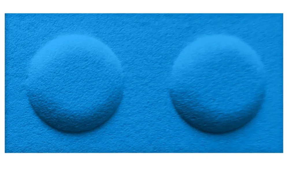 Koupit Online Filcový obklad Stavebnicové kostky 15x30cm modrá