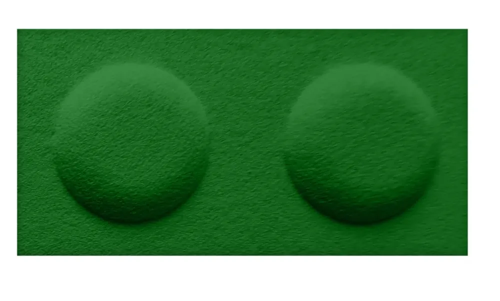 Filcový obklad Stavebnicové kostky 15x30cm Tmavě zelená Časově Omezené