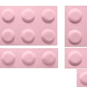 Cenová Bomba Filcový obklad Stavebnicové kostky Světle růžová