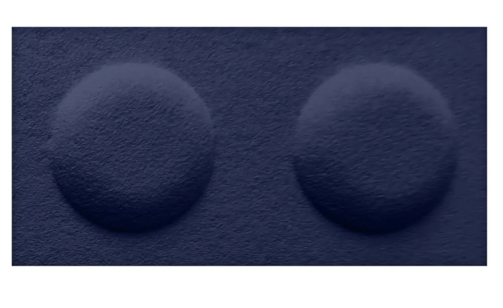 Jen Po Omezenou Doba Filcový obklad Stavebnicové kostky 15x30cm tmavě modrá