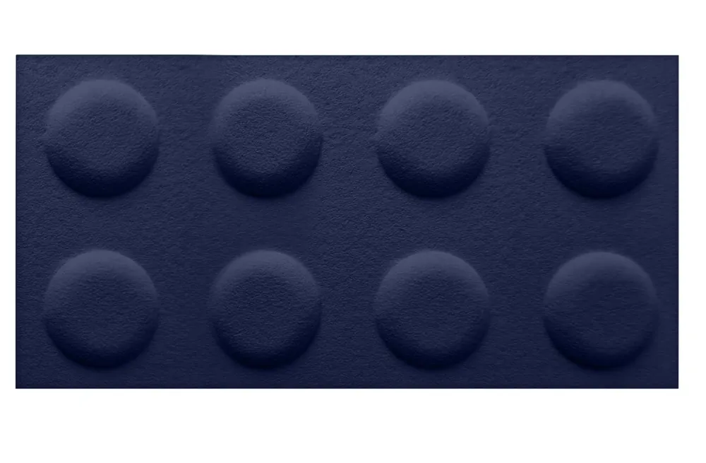 Filcový obklad Stavebnicové kostky 30x60cm tmavě modrá Vrácení Zdarma